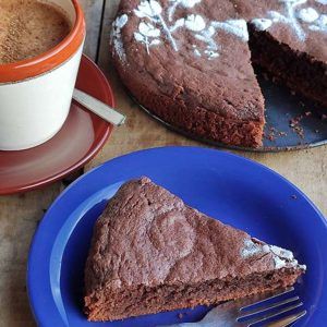 Double chocolate cookiecake