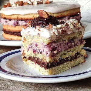 Three layers cookiecake