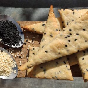 Sesame crackers
